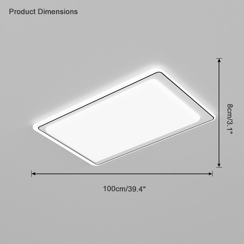 Diff Geometric Flat Flush Mount Ceiling Light-DF1054