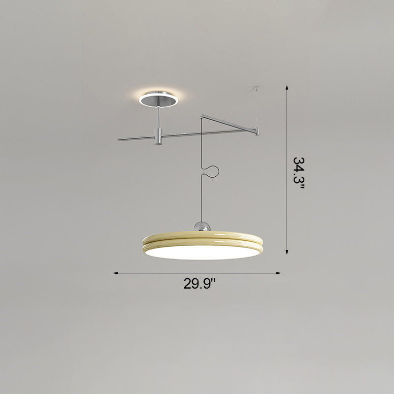 Diff Disc Offset Pendant Light-DF2251