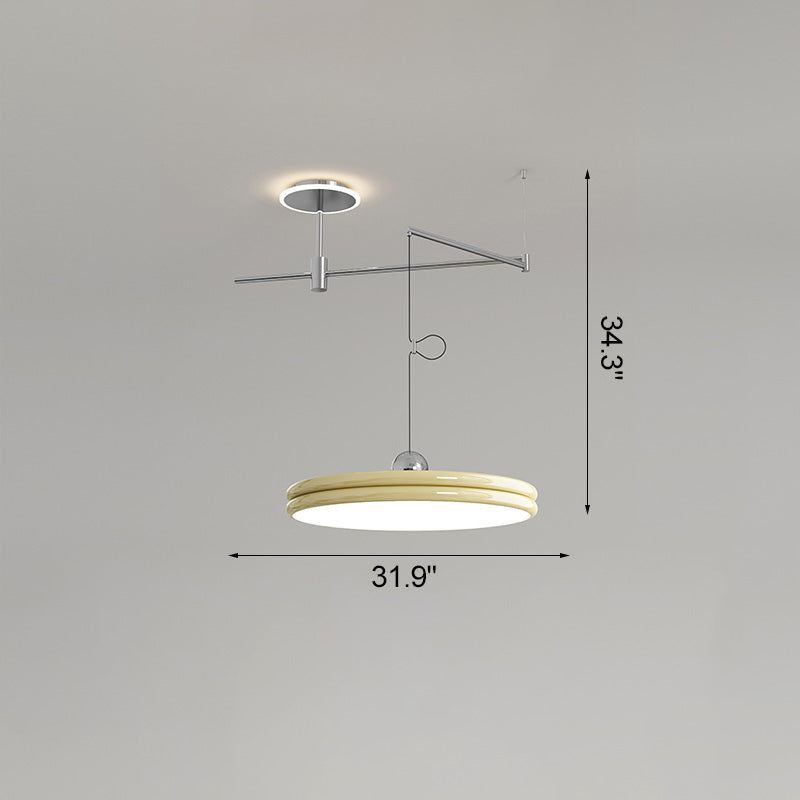 Diff Disc Offset Pendant Light-DF2251
