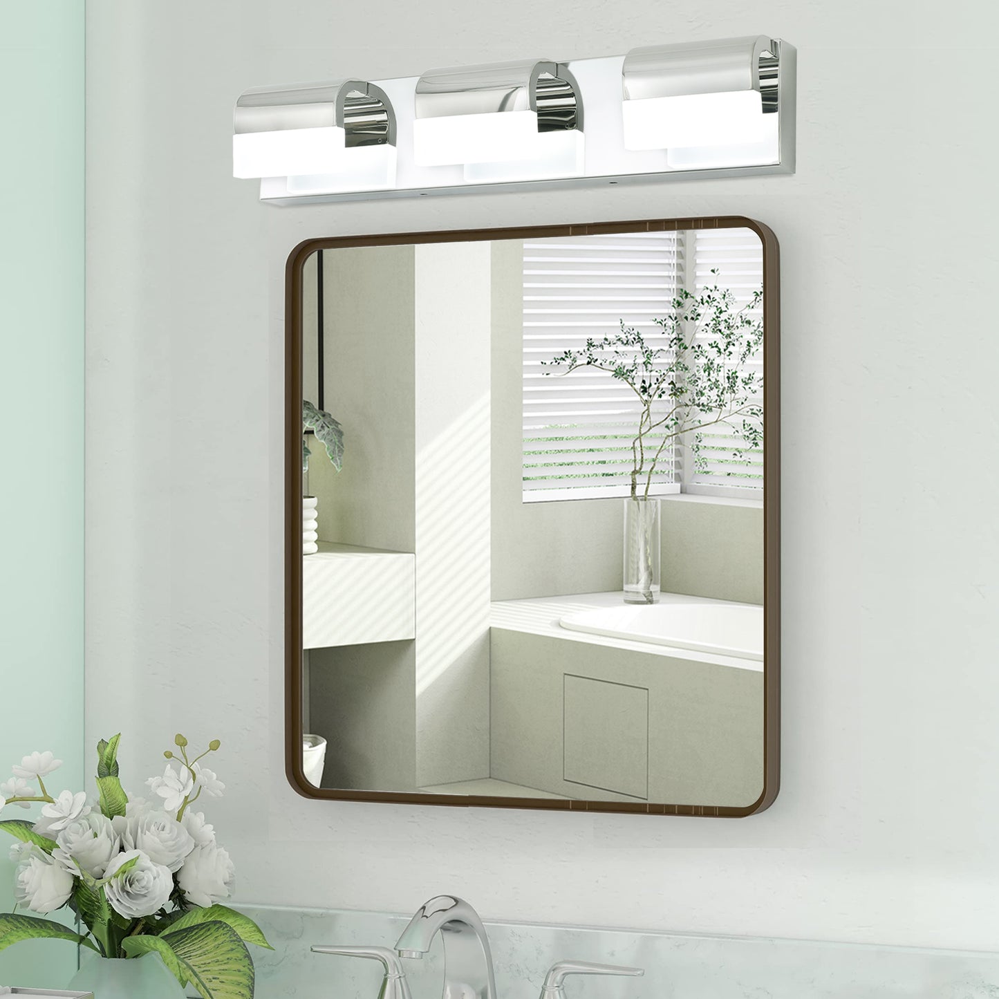 3-Light LED Vanity Lights Over Mirror Bath Wall Lighting-DG2010