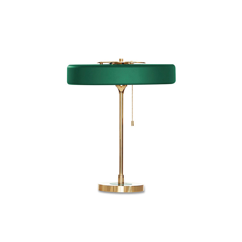 Diff Mid-Century Round Table Lamp with Pull Chain-DF8009