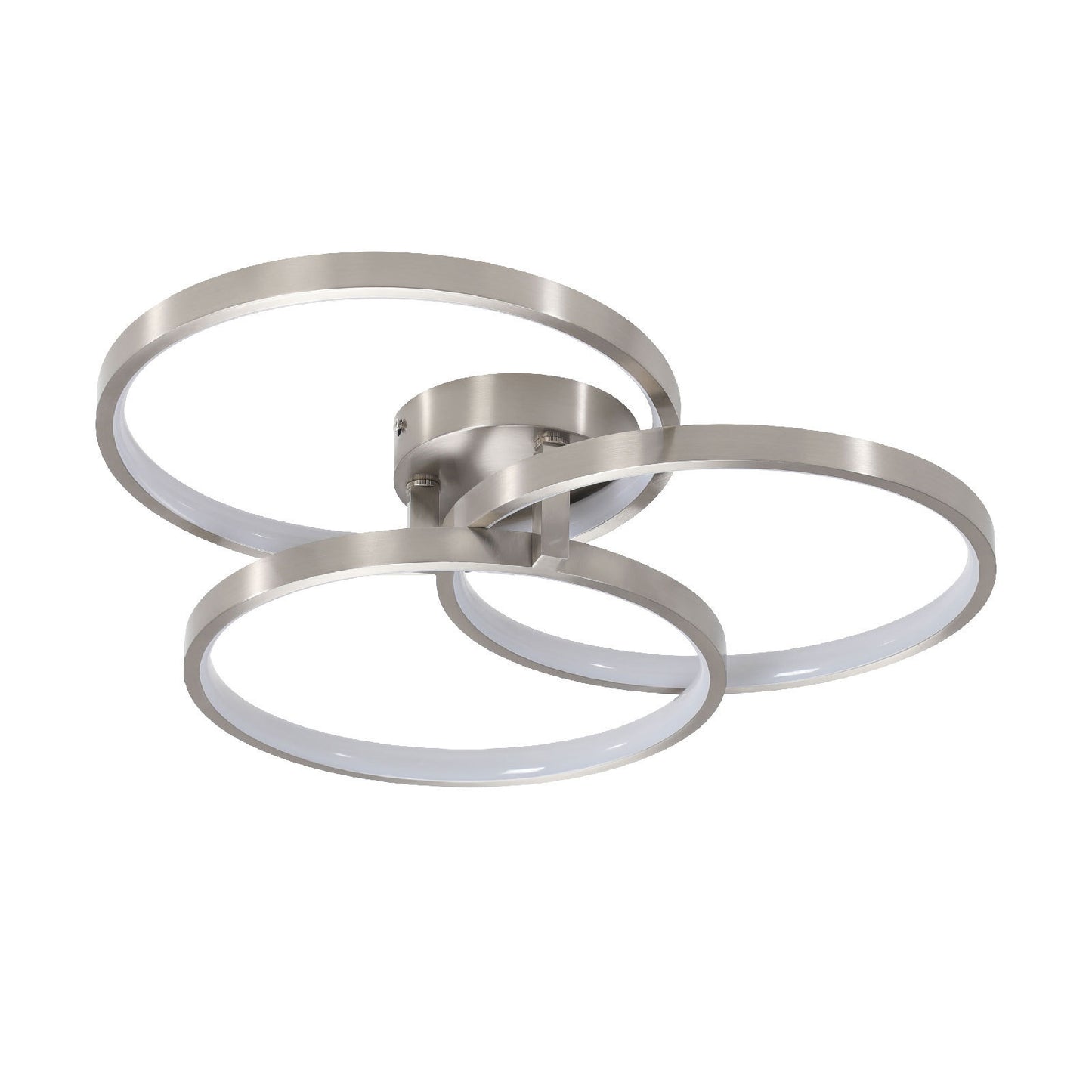 Contemporary semi-flush mount with inner ring illumination Ceiling lamp-DG2060