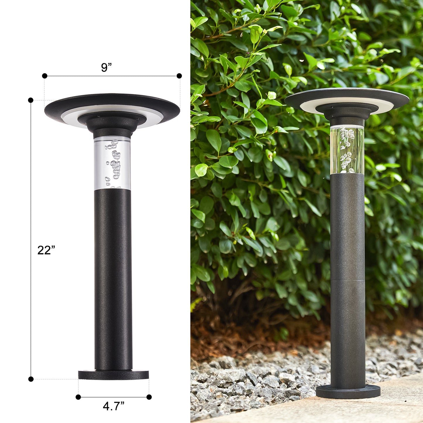 Solar Lawn Light With Dimmable LED-DG2058