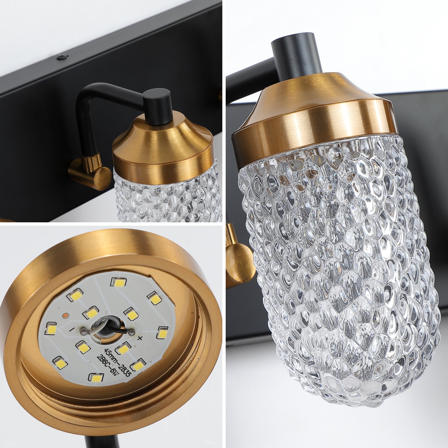 Vanity Lights With 5 LED Bulbs For Bathroom Lighting-DG2047