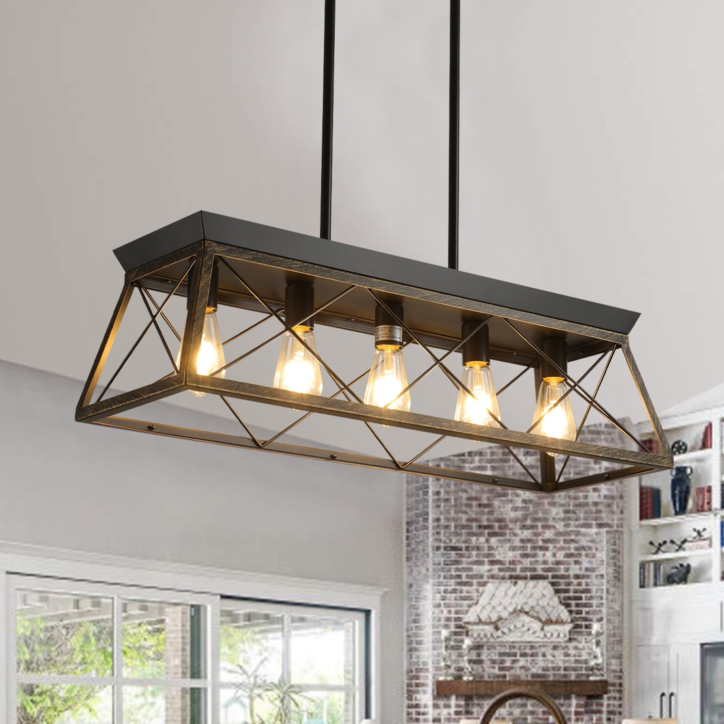 5-Light Farmhouse Chandeliers -DG2003