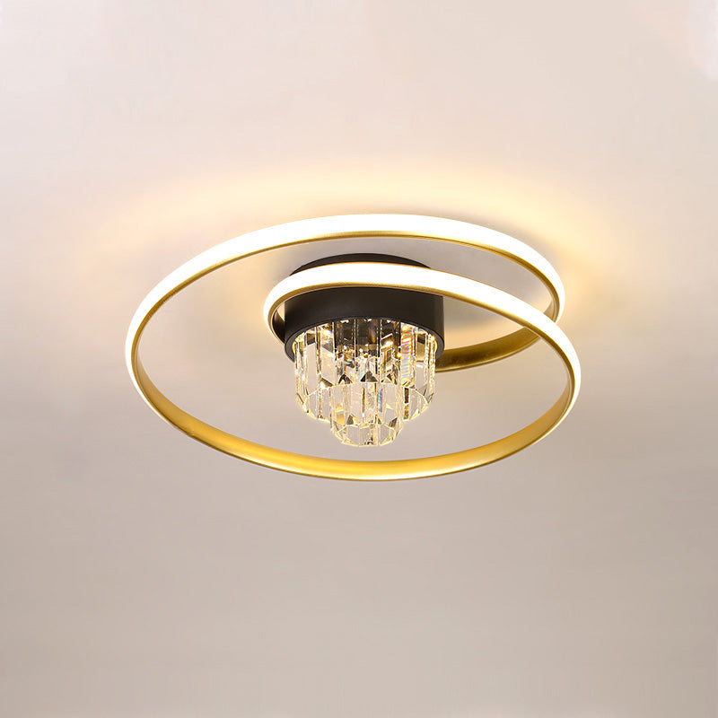 Diff Swirl Led Crystal Ceiling Light-DF1068