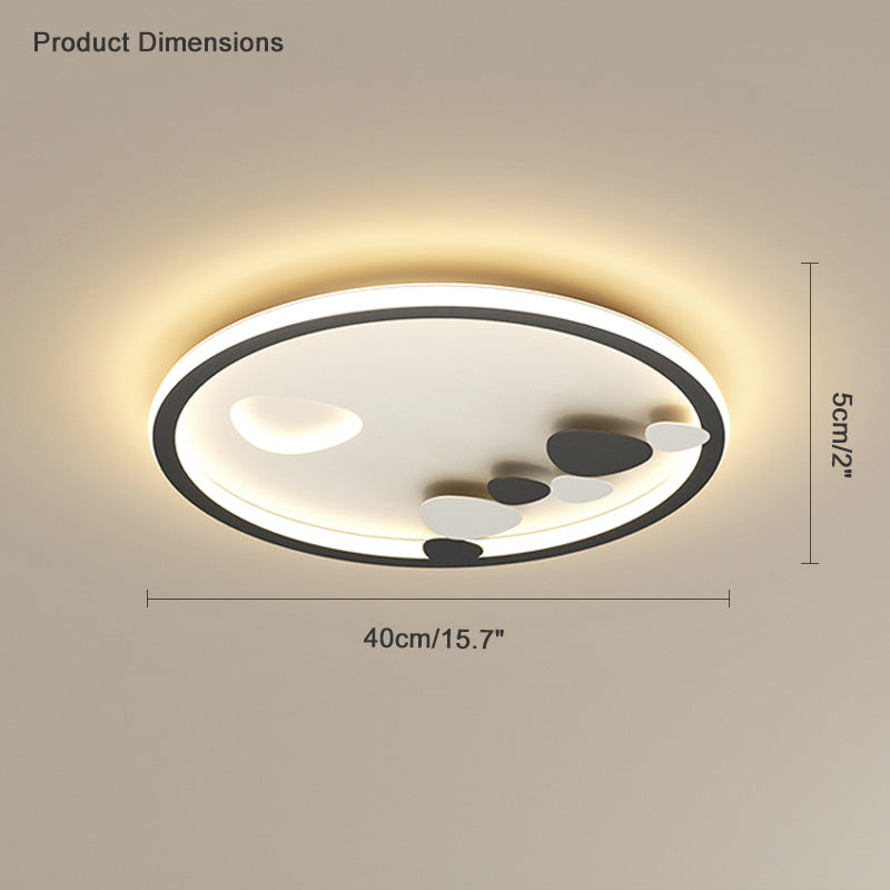 Diff Footprint Low Profile Round Ceiling Light-DF1089