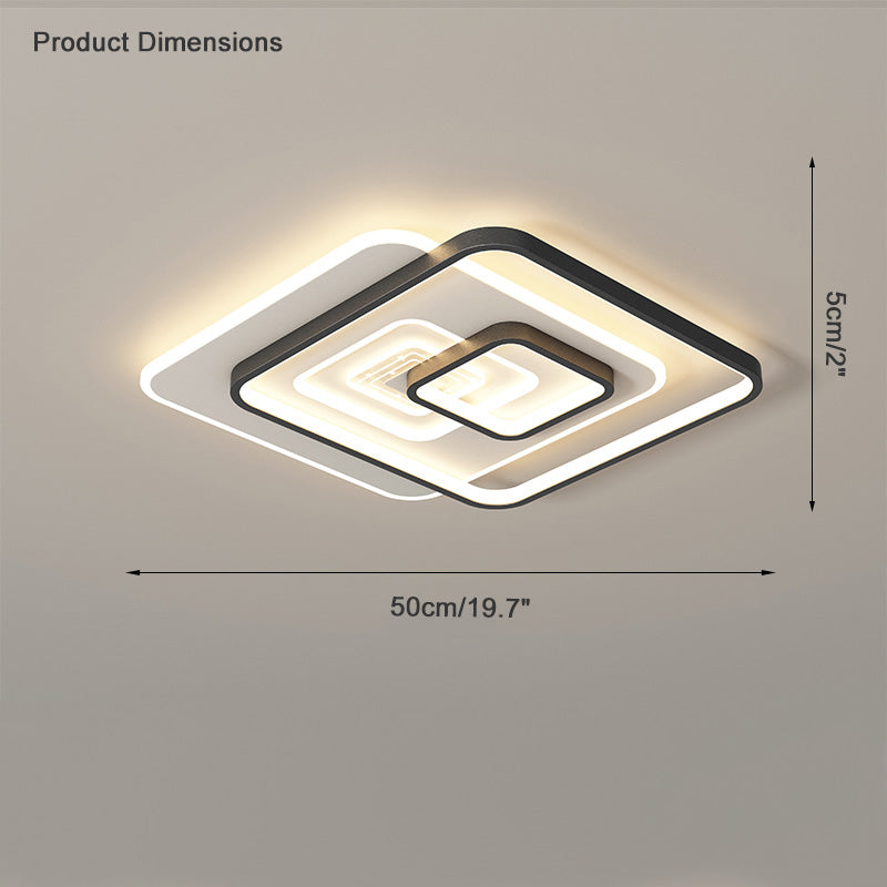 Diff Geometric Ceiling Light-DF1082