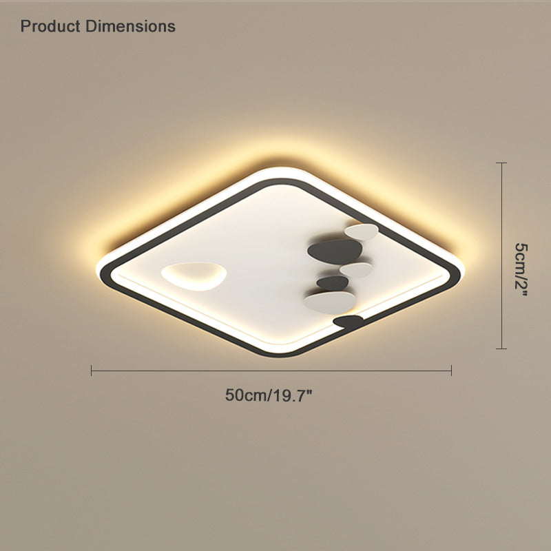 Diff Footprint Low Profile Round Ceiling Light-DF1089