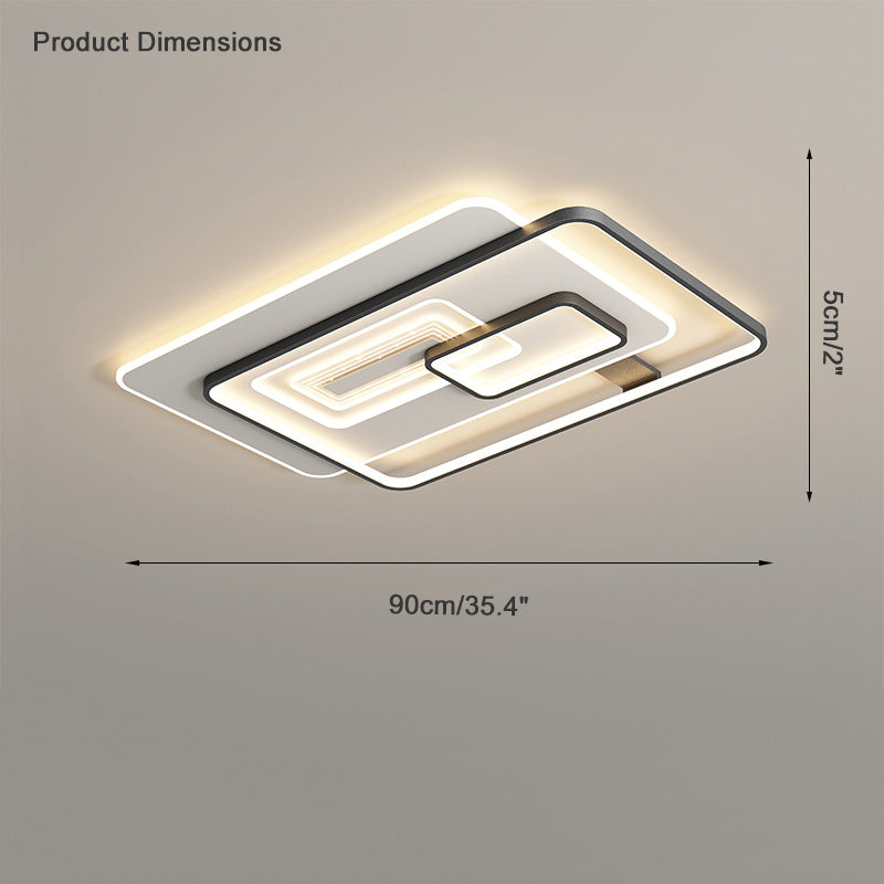 Diff Geometric Ceiling Light-DF1082