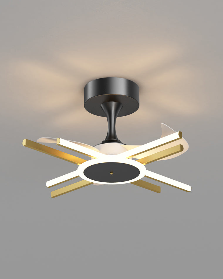 Diff Remote Ceiling Fan Chandelier with Dimmable Light-DF5047