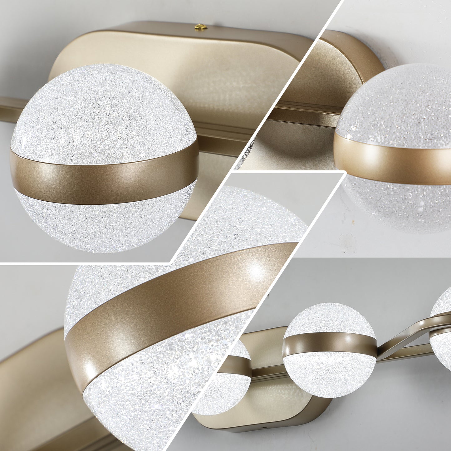 Modern Minimalist LED 5 Bulb Bathroom Vanity Light-DG2039