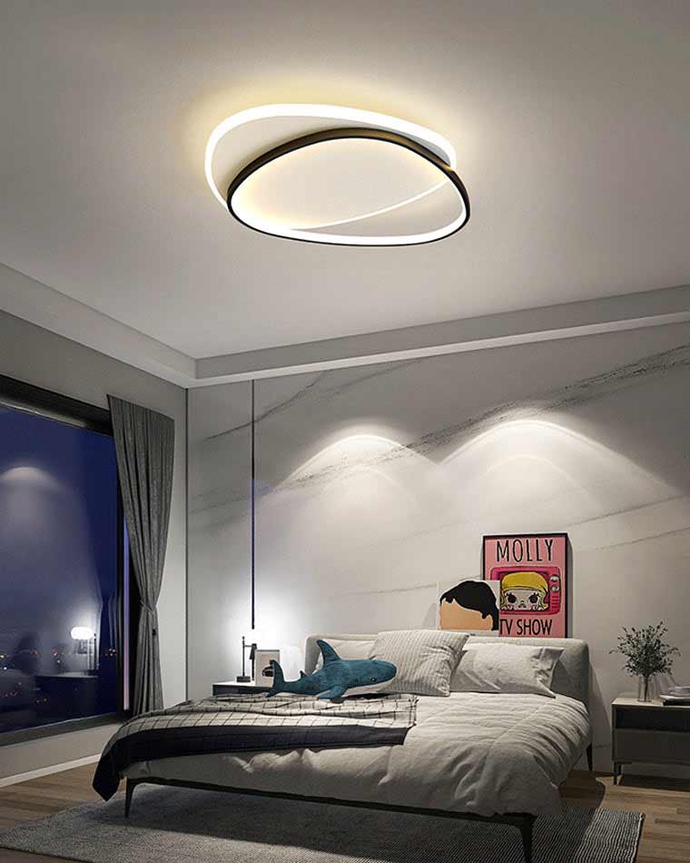 Diff Geometric Flat Ceiling Light-DF1031