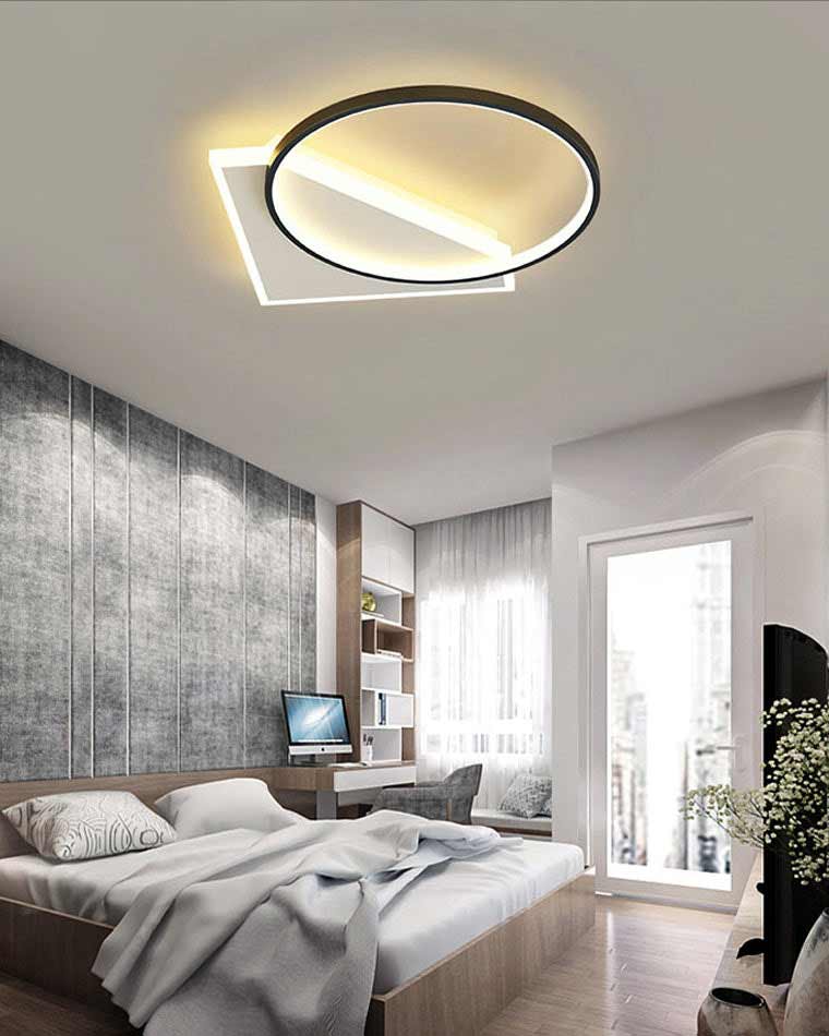 Diff Geometric Flat Ceiling Light-DF1031