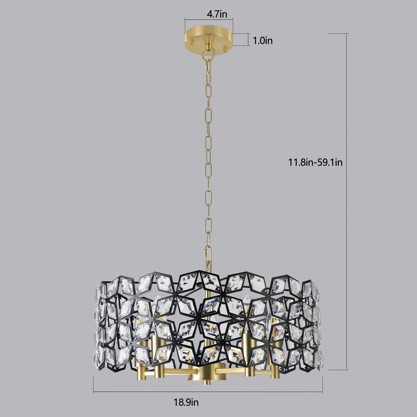 Modern Luxury Round Crystal Chandelier -DG2035