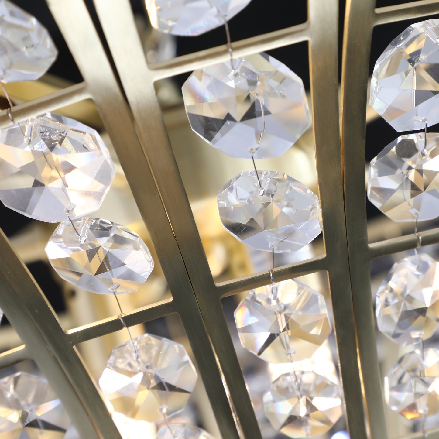 8-Light 23.6" Wide Crystal Waterfall Chandelier-DG2007