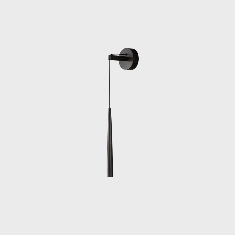 Diff Dimmable Hanging Cone Brass Wall Sconce-DF6093