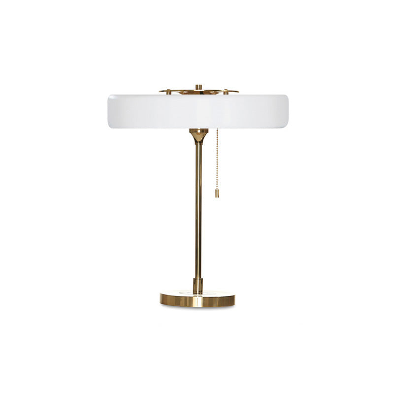 Diff Mid-Century Round Table Lamp with Pull Chain-DF8009
