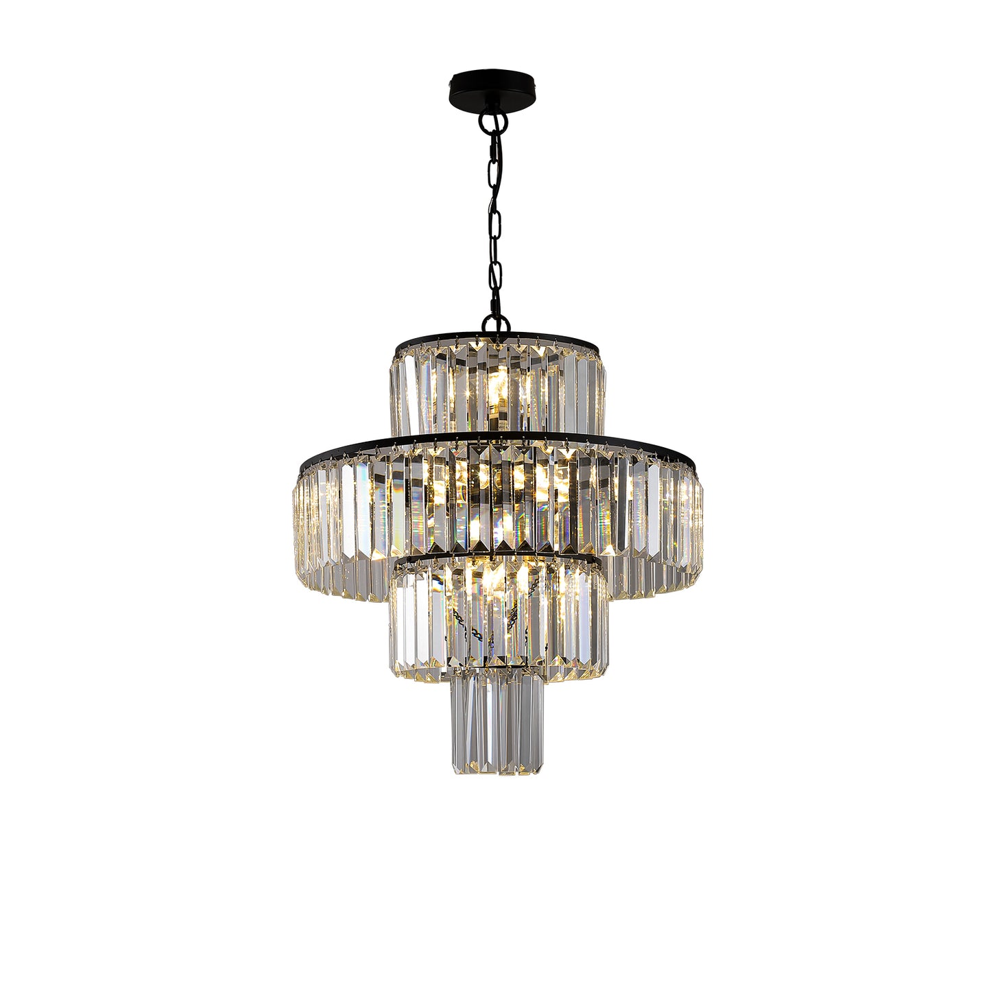 Black Luxury Crystal Chandelier Modern Chandeliers Lights -DG2012