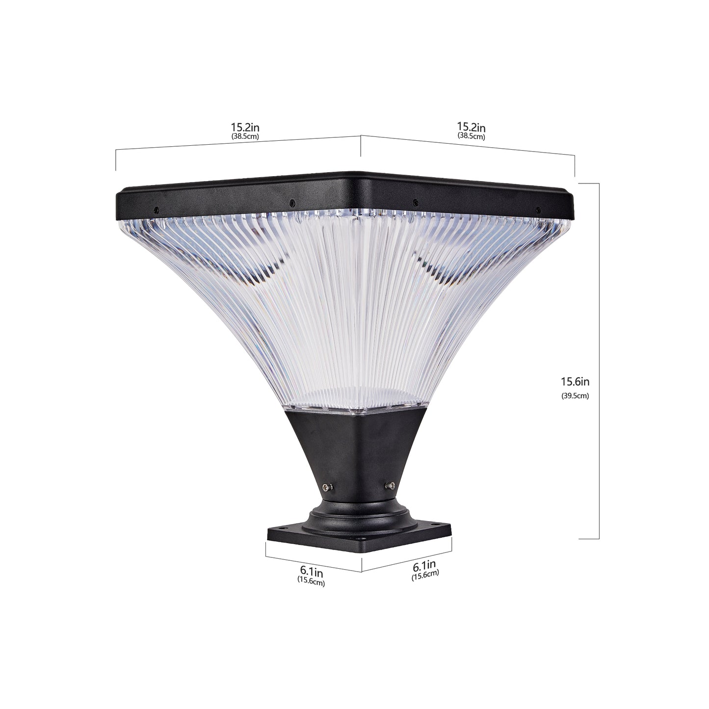 Solar Street Lamp Cap with Base-DG2059