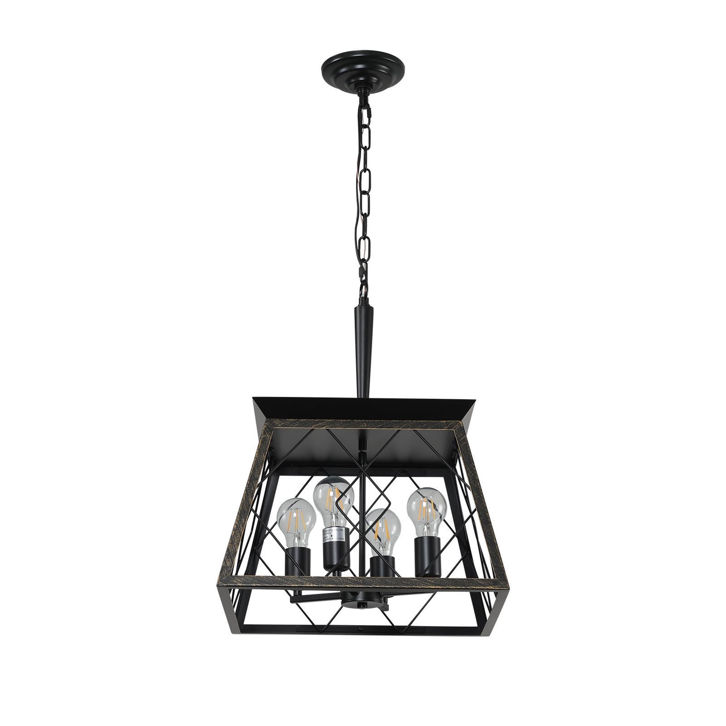Farmhouse Chandelier 4-Light Vintage Antique Chandeliers -DG2016