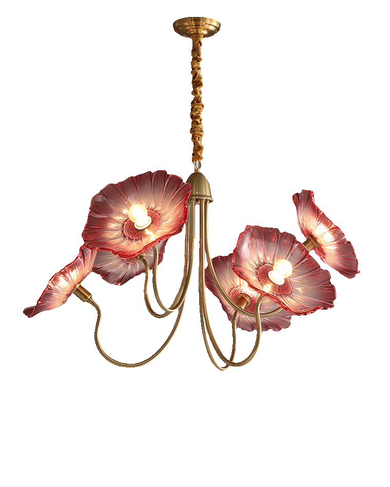 Diff Lotus Flower Arm Chandelier-DF2025