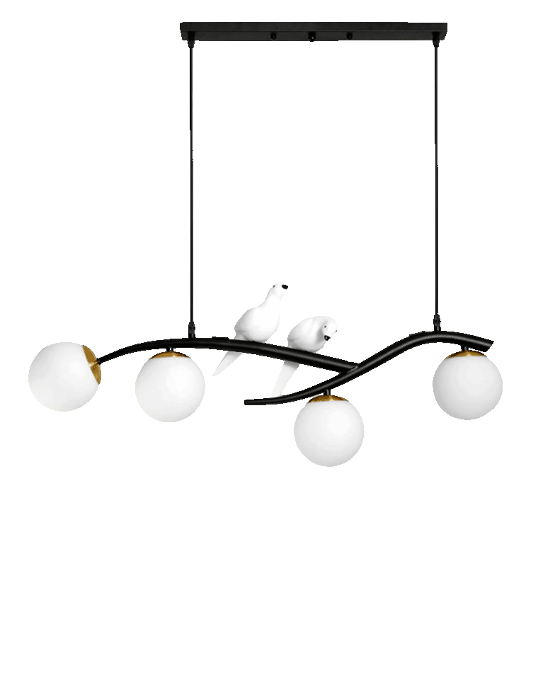 Diff Branching Frosted Glass Bubble Chandelier-DF2258