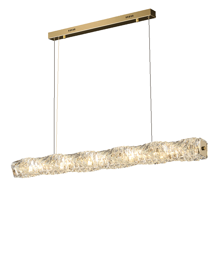 Diff Twist Linear Crystal Chandelier-DF2193