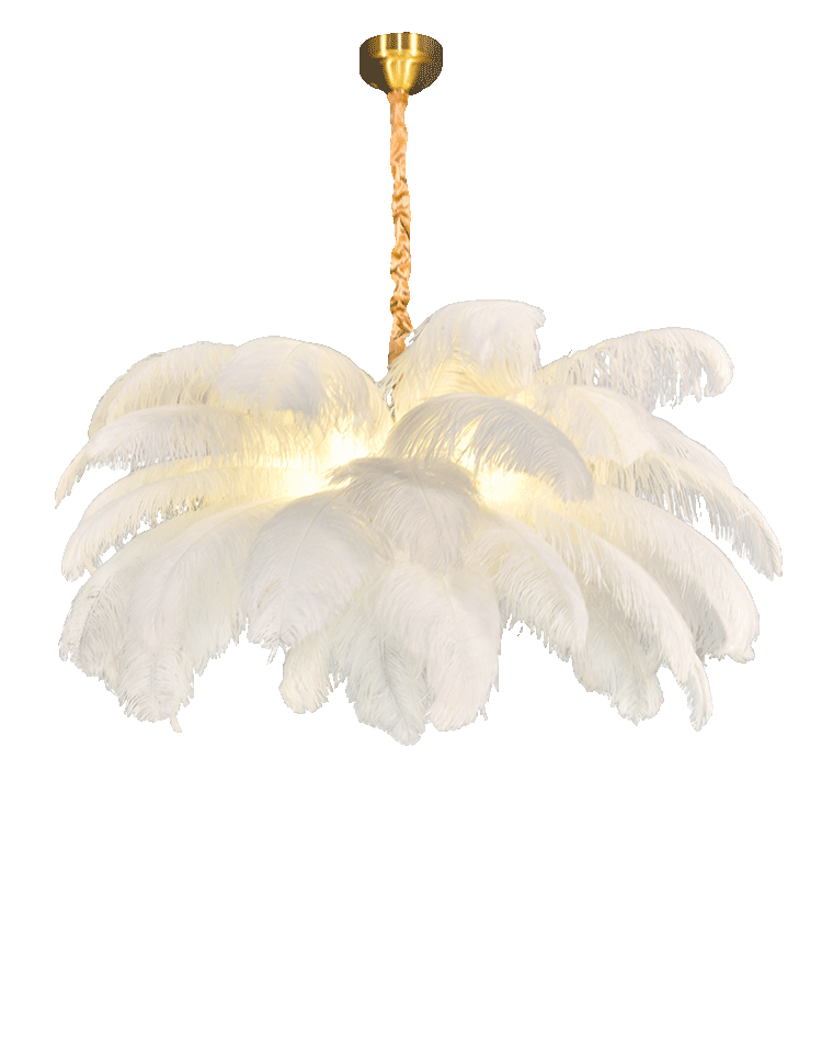Diff Palm Feather Chandelier-DF2216