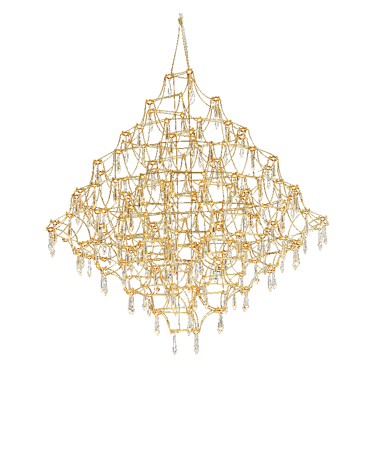 Diff Large Sculptural Crystal Chandelier-DF2201