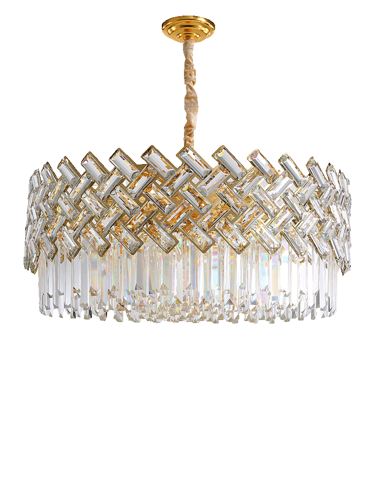 Diff Grand Imperial Shield Crystal Chandelier-DF2190