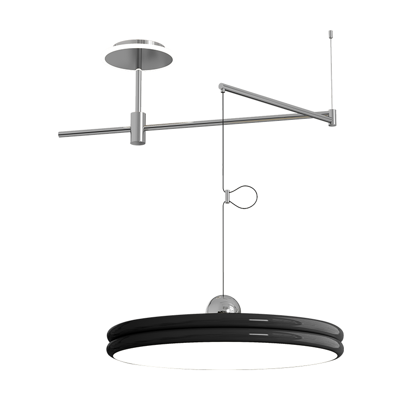 Diff Disc Offset Pendant Light-DF2251