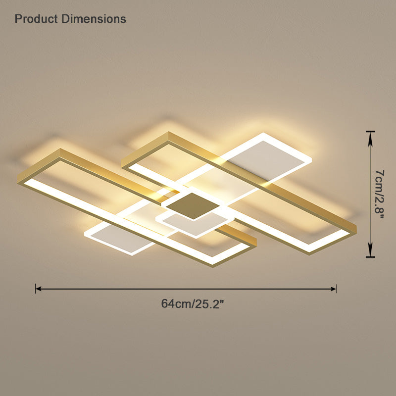 Diff Rectangle Ceiling Light-DF1086