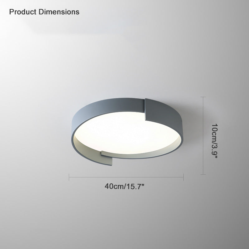 Diff Round Asymmetrical Flush Mount Ceiling Light-DF1060