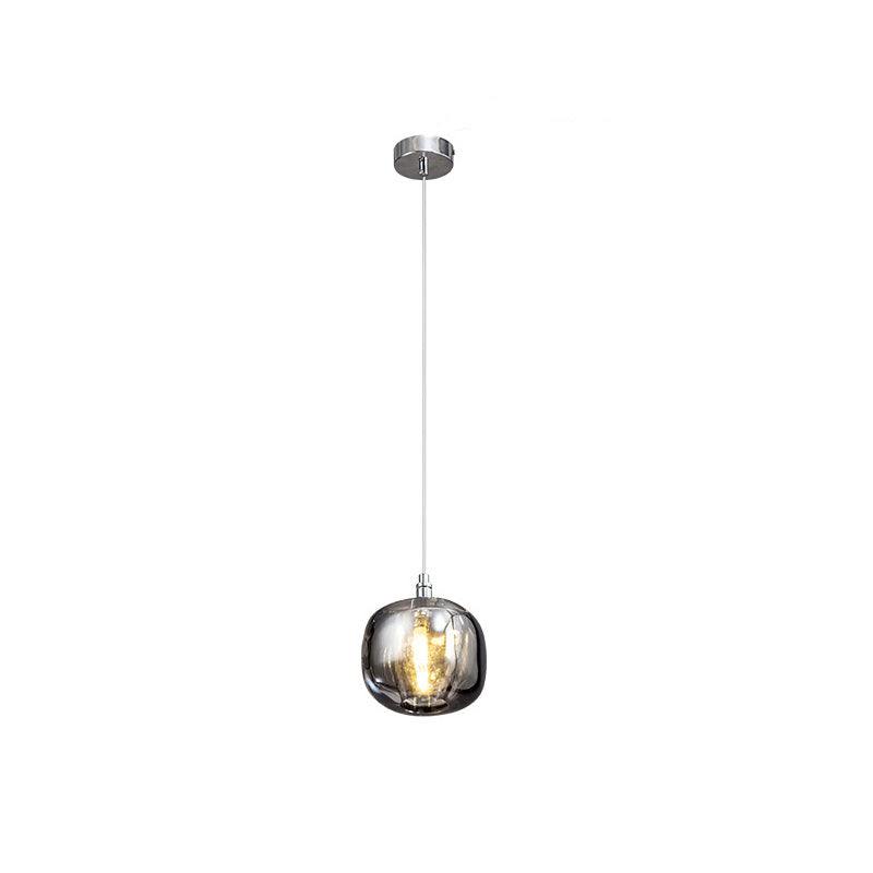 Diff Colored Glass Multi Pendant Chandelier-DF2111