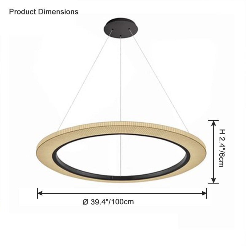 Diff Fabric Circular Led Chandelier-DF2313