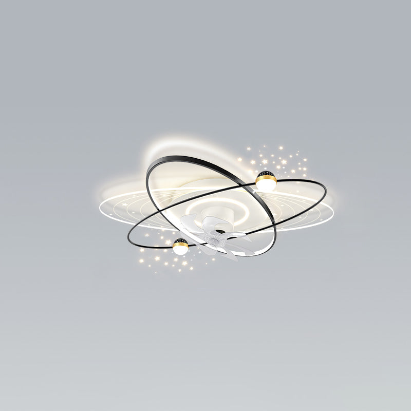 Diff Oscillating Remote Ceiling Fan with Dimmable Light-DF5044