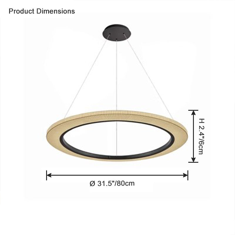 Diff Fabric Circular Led Chandelier-DF2313