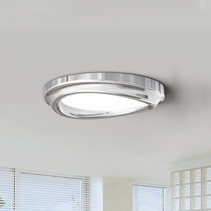 Diff Round Chrome Flush Mount Ceiling Light-DF1063