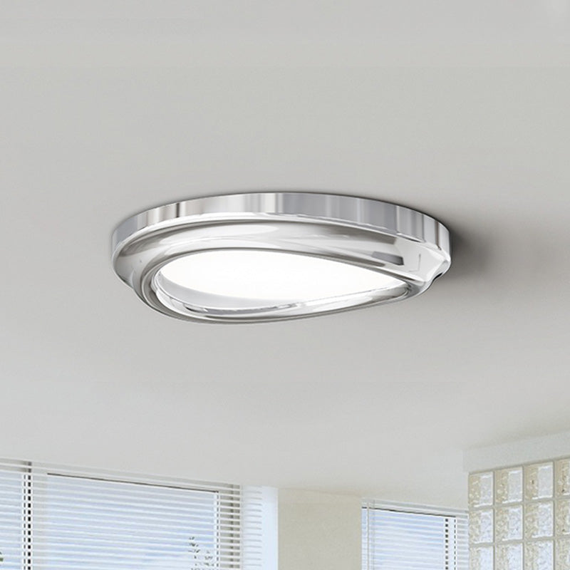 Diff Round Chrome Flush Mount Ceiling Light-DF1063