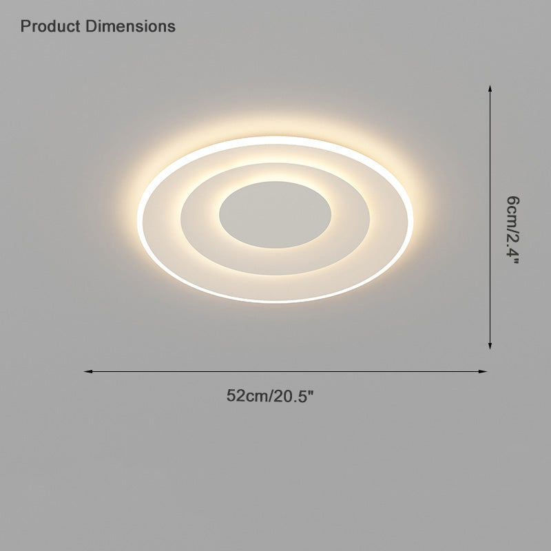Diff Geometric Flush Mount Ceiling Light-DF1084