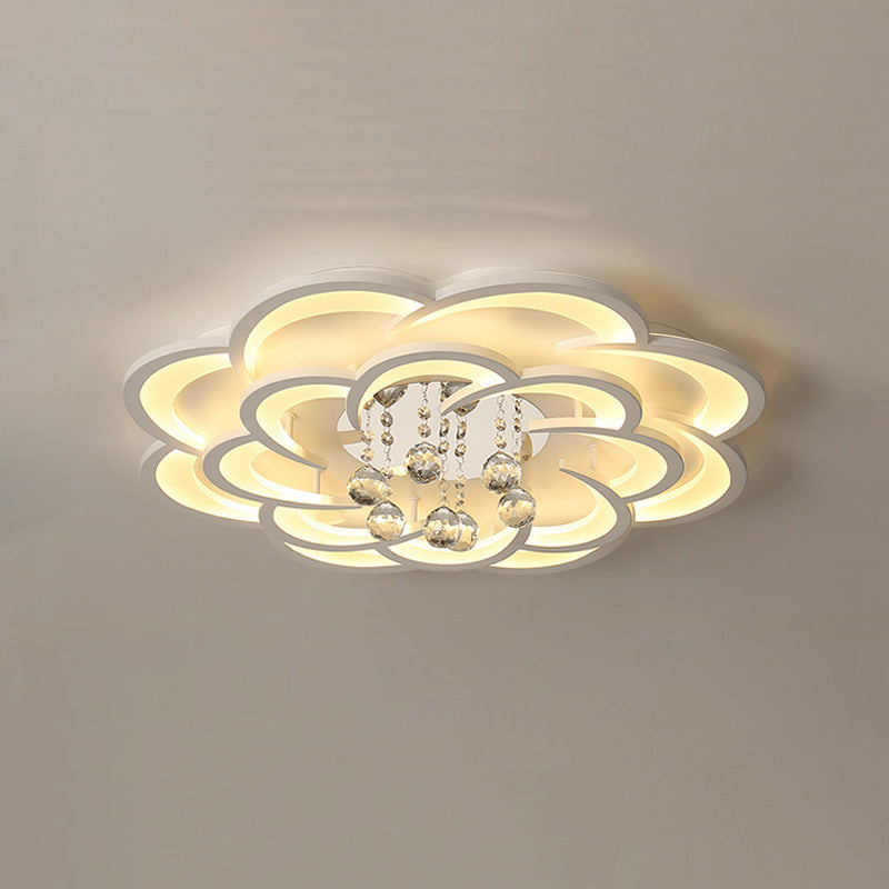 Diff Big Flower Crystal Ceiling Light-DF1078
