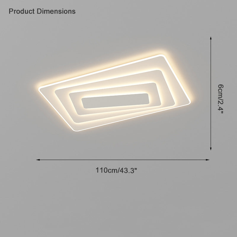 Diff Geometric Flush Mount Ceiling Light-DF1084