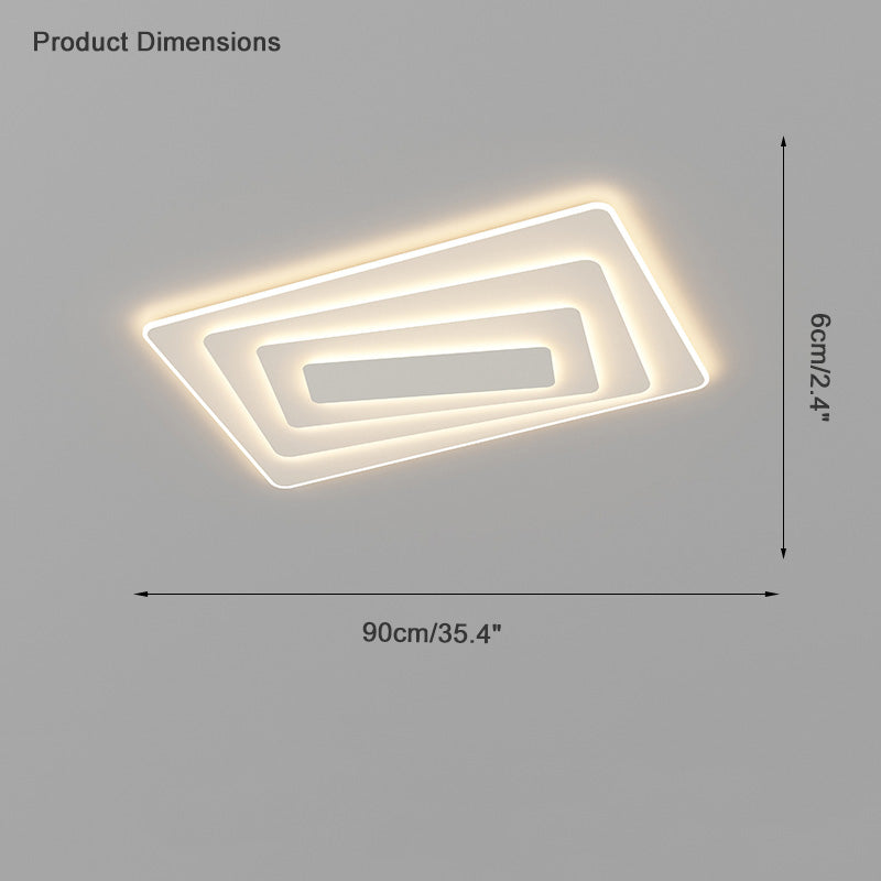 Diff Geometric Flush Mount Ceiling Light-DF1084