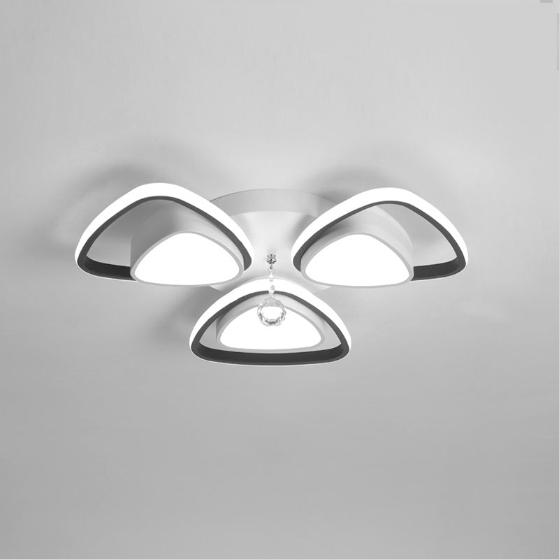 Diff Big Flower Crystal Flush Mount Ceiling Light-DF1075