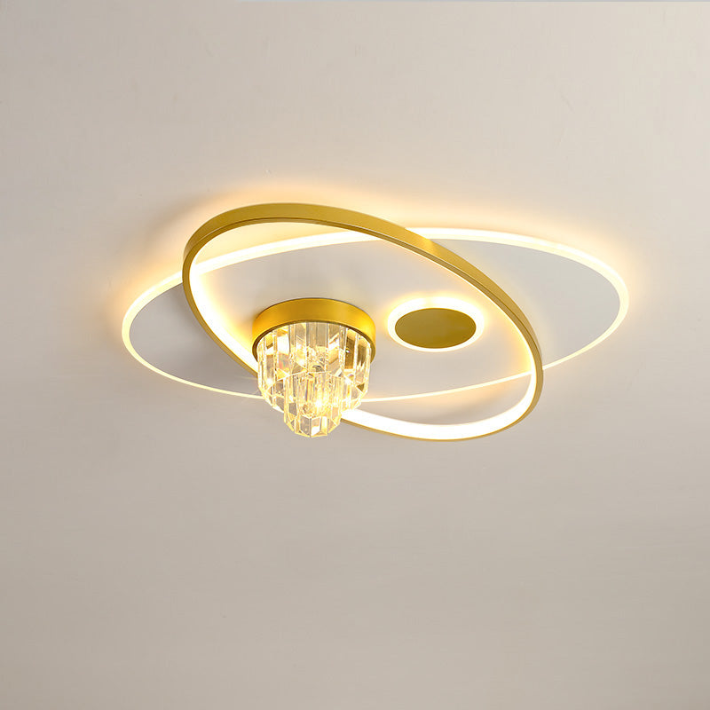 Diff Oval Crystal Ceiling Light-DF1072