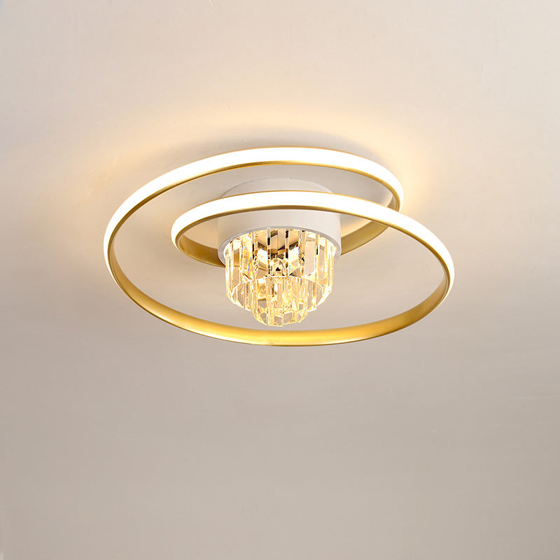 Diff Swirl Led Crystal Ceiling Light-DF1068