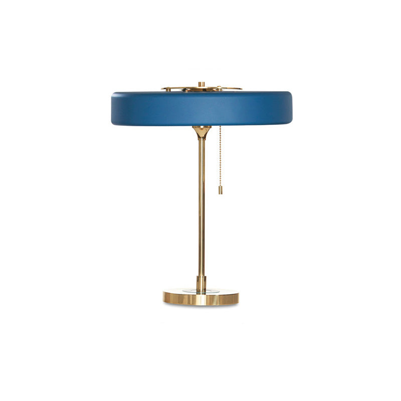 Diff Mid-Century Round Table Lamp with Pull Chain-DF8009
