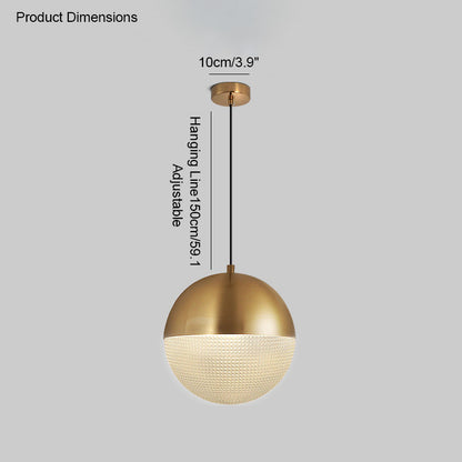 Diff Prismatic/Milk Glass Globe Pendant Light-DF2065