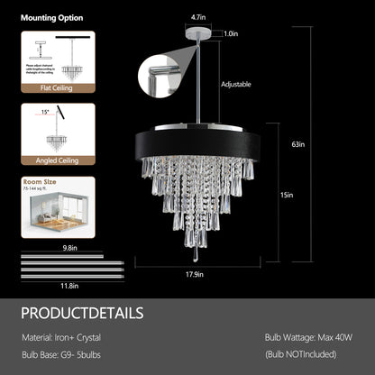 Modern Luxury Crystal Round Chandelier -DG2036